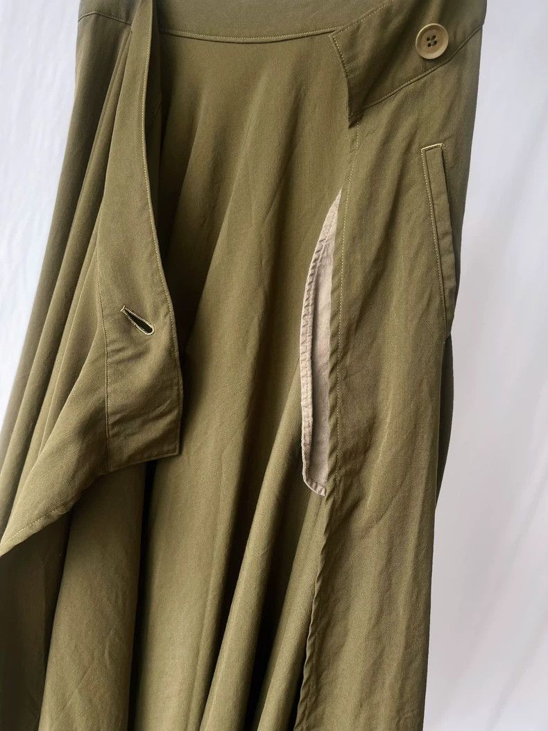 Y's Y's Side Ruffled Wrap Maxi Skirt-dmc Size 30" / US 8 / IT 44 - 7 Thumbnail
