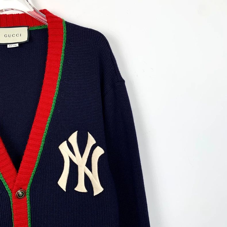 Gucci Gucci NY Yankees Wool Cardigan-dmc Size US XL / EU 56 / 4 - 3 Thumbnail