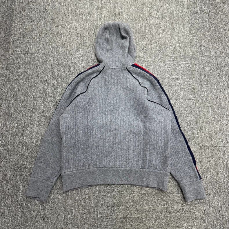Gucci Gucci Stripe Grey Wool Hoodie-dmc Size US XL / EU 56 / 4 - 4 Thumbnail