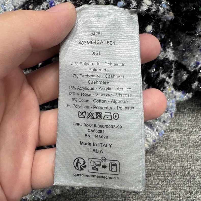 Dior Dior Plaid Knit Sweater-dmc Size US XL / EU 56 / 4 - 3 Thumbnail