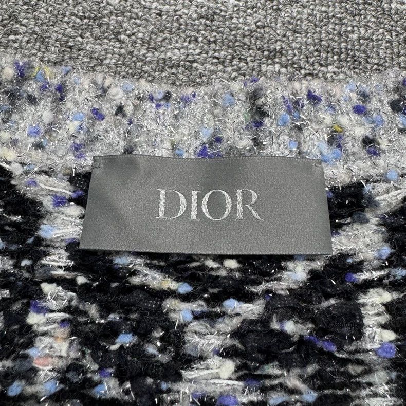 Dior Dior Plaid Knit Sweater-dmc Size US XL / EU 56 / 4 - 2 Thumbnail