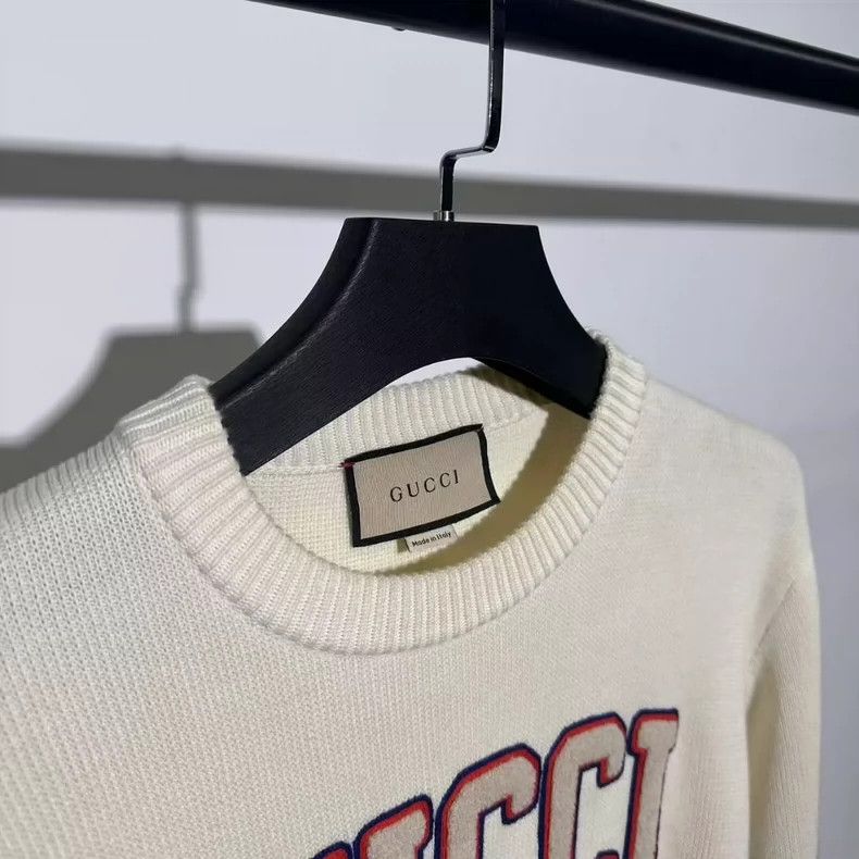 Gucci Gucci Logo Stripe Knit Sweater for Men-dmc Size US M / EU 48-50 / 2 - 2 Thumbnail