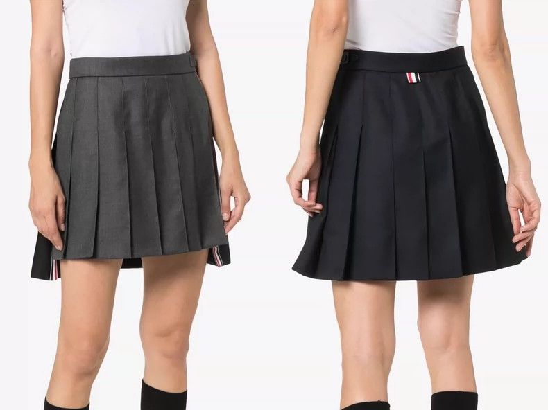 Thom Browne Thom Browne Color Block Pleated Skirt-dmc Size 24" / US 00 / IT 34 - 7 Thumbnail