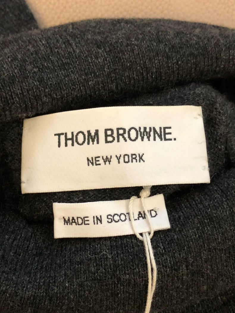 Thom Browne Thom Browne Classic Dark Grey Cashmere Sweater-dmc Size US M / EU 48-50 / 2 - 5 Thumbnail