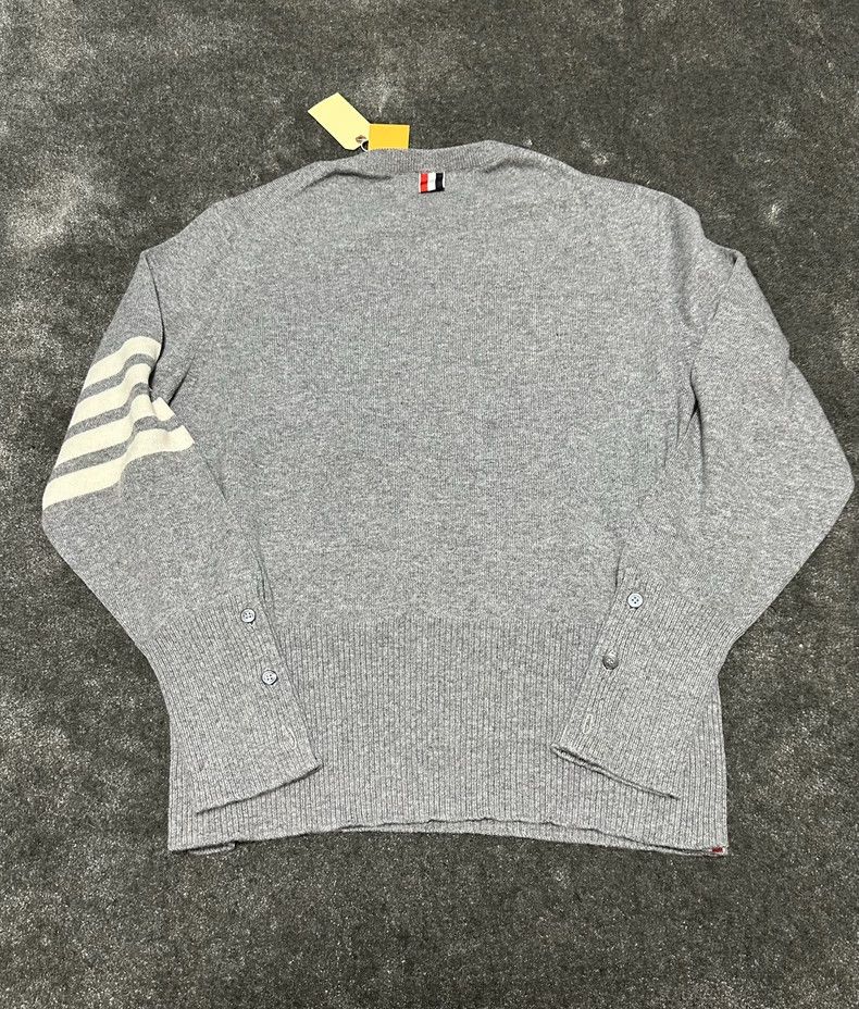 Thom Browne Thom Browne Classic Light Grey Cashmere Sweater-dmc Size US M / EU 48-50 / 2 - 4 Thumbnail