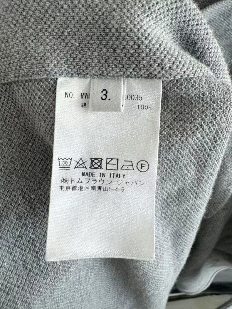 Thom Browne Thom Browne Gray Double Sleeve Knit Shirt Size US M / EU 48-50 / 2 - 5 Thumbnail
