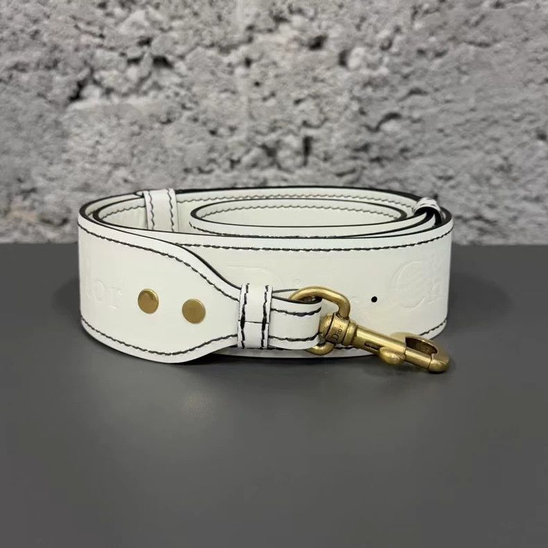 Dior Dior White Leather Belt Size ONE SIZE - 2 Thumbnail