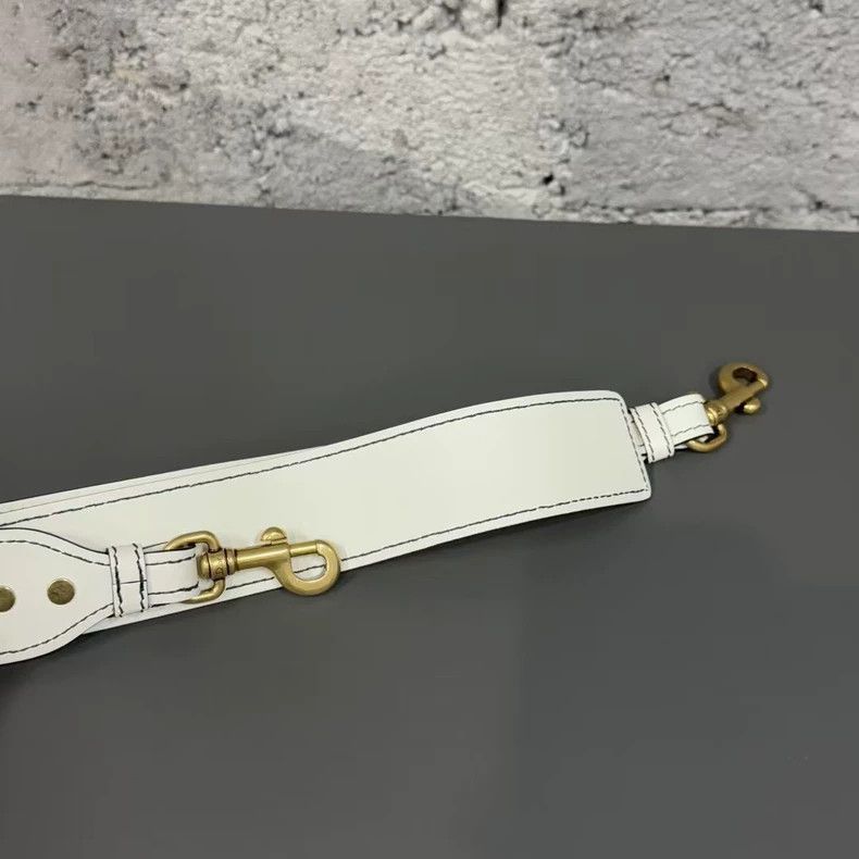 Dior Dior White Leather Belt Size ONE SIZE - 4 Thumbnail