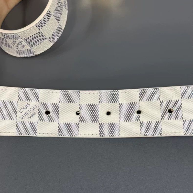 Louis Vuitton Louis Vuitton Checkerboard Pattern Belt Size ONE SIZE - 6 Thumbnail