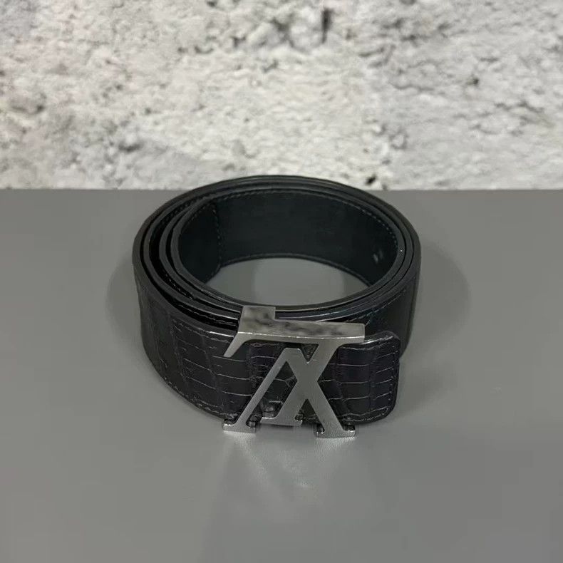 Louis Vuitton Louis Vuitton Crocodile Leather Belt Size ONE SIZE - 3 Thumbnail