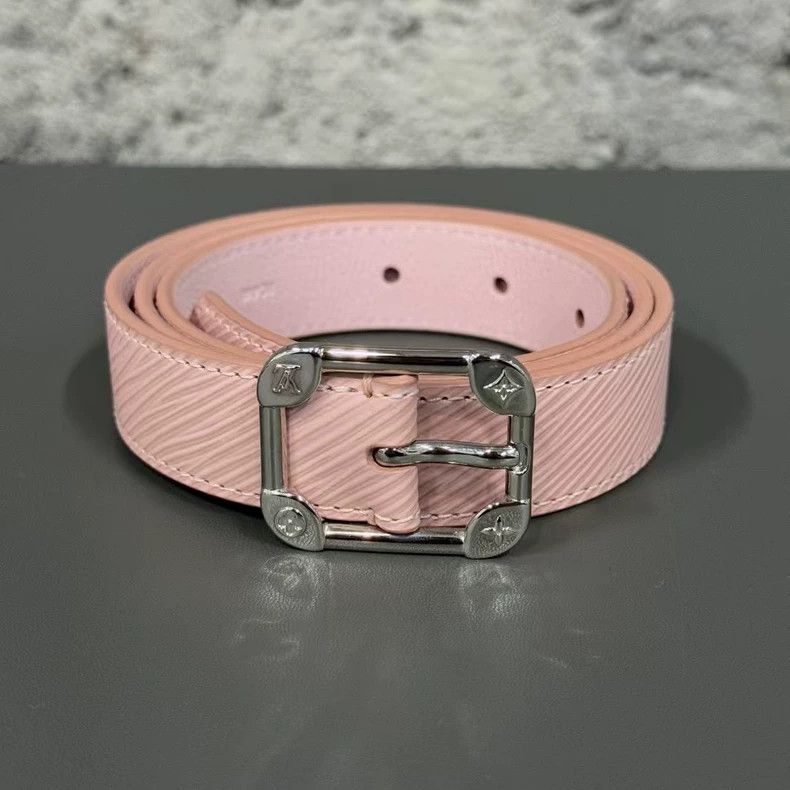 Louis Vuitton Louis Vuitton Pink Belt Size ONE SIZE - 2 Thumbnail