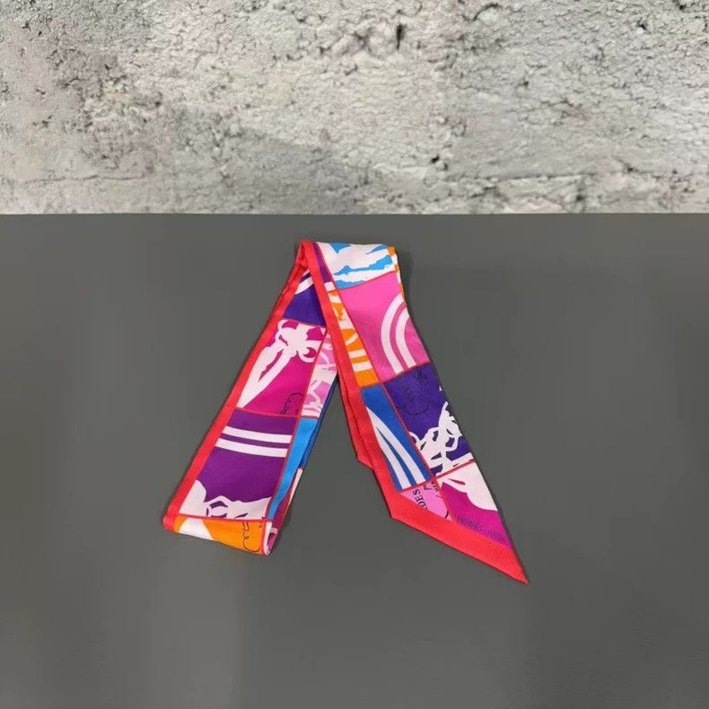 Hermes Hermes Silk Scarf in Vibrant Colors Size ONE SIZE - 2 Thumbnail
