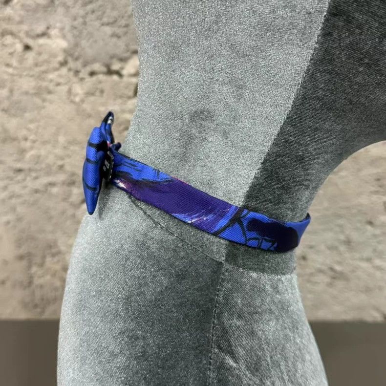 Hermes Hermes Bow Tie in Blue Color Size ONE SIZE - 2 Thumbnail