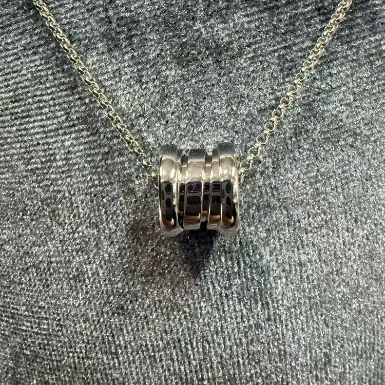 Bottega Veneta Bvlgari White Gold Spring Necklace Mini Size ONE SIZE - 3 Thumbnail