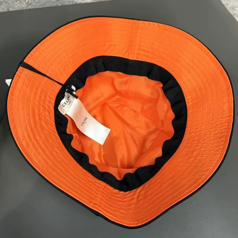 Celine Celine Black Bucket Hat with Logo Size ONE SIZE - 5 Thumbnail
