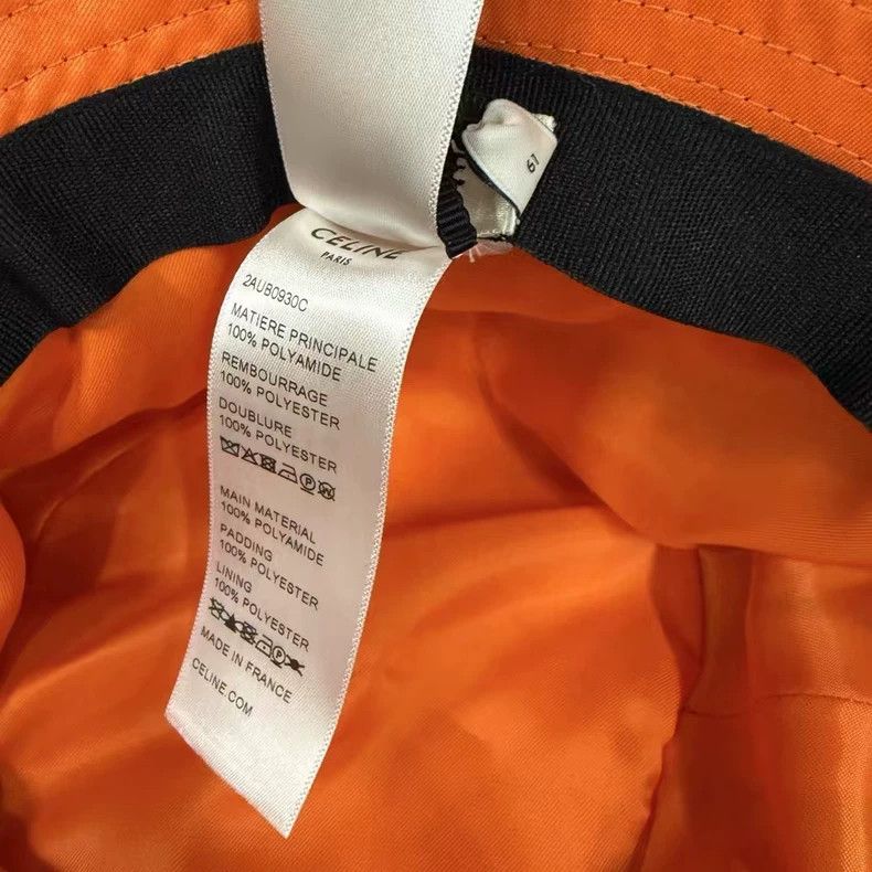 Celine Celine Black Bucket Hat with Logo Size ONE SIZE - 6 Thumbnail