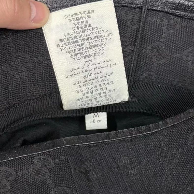 Gucci Gucci Fisherman Hat in Black Color Size ONE SIZE - 6 Thumbnail