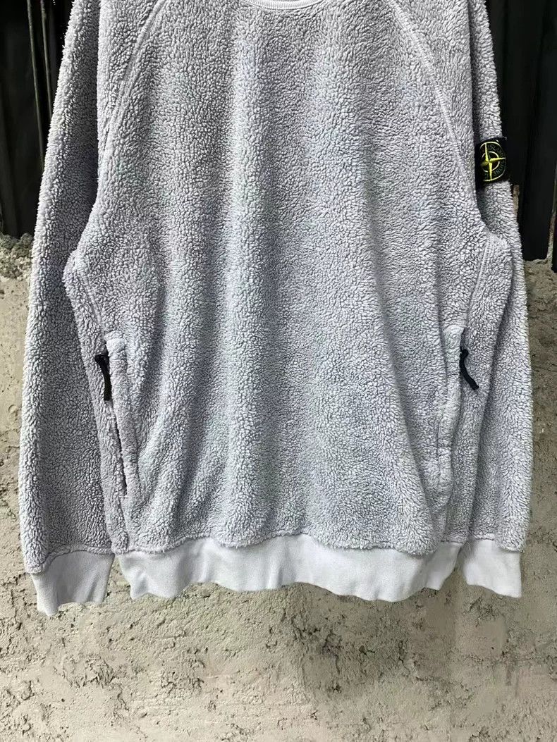 Stone Island Stone Island Teddy Sweatshirt in Gray Size US M / EU 48-50 / 2 - 4 Thumbnail
