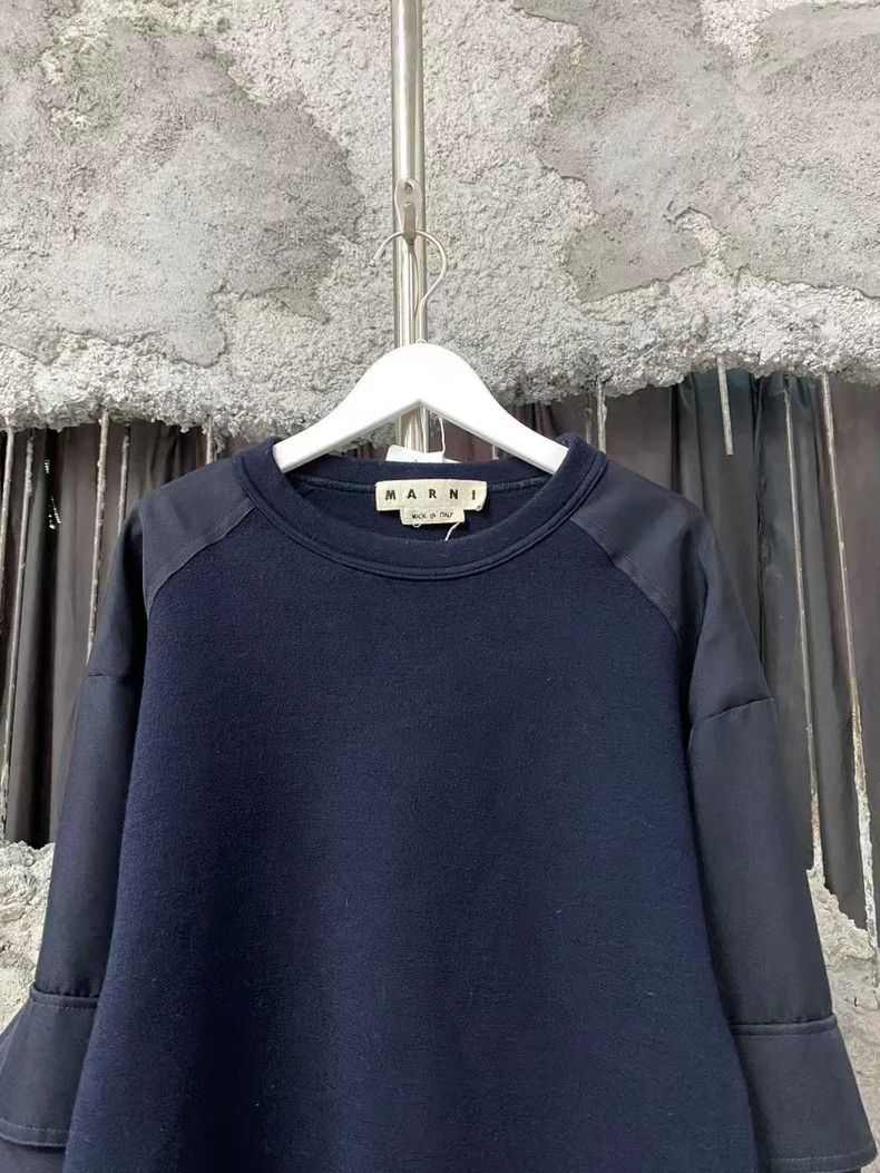 Marni Marni Nylon Panel Sweatshirt Size 52 Size US L / EU 52-54 / 3 - 3 Thumbnail