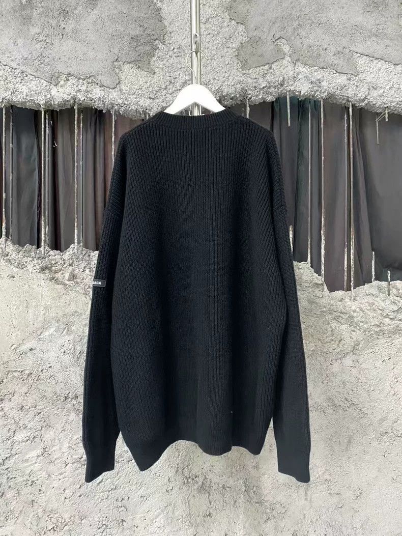 Balenciaga Balenciaga Label Knit Sweater Size S Size US S / EU 44-46 / 1 - 2 Thumbnail