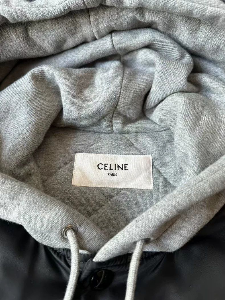 Celine Celine Hooded Baseball Jacket Size 54 Size US XXL / EU 58 / 5 - 3 Thumbnail