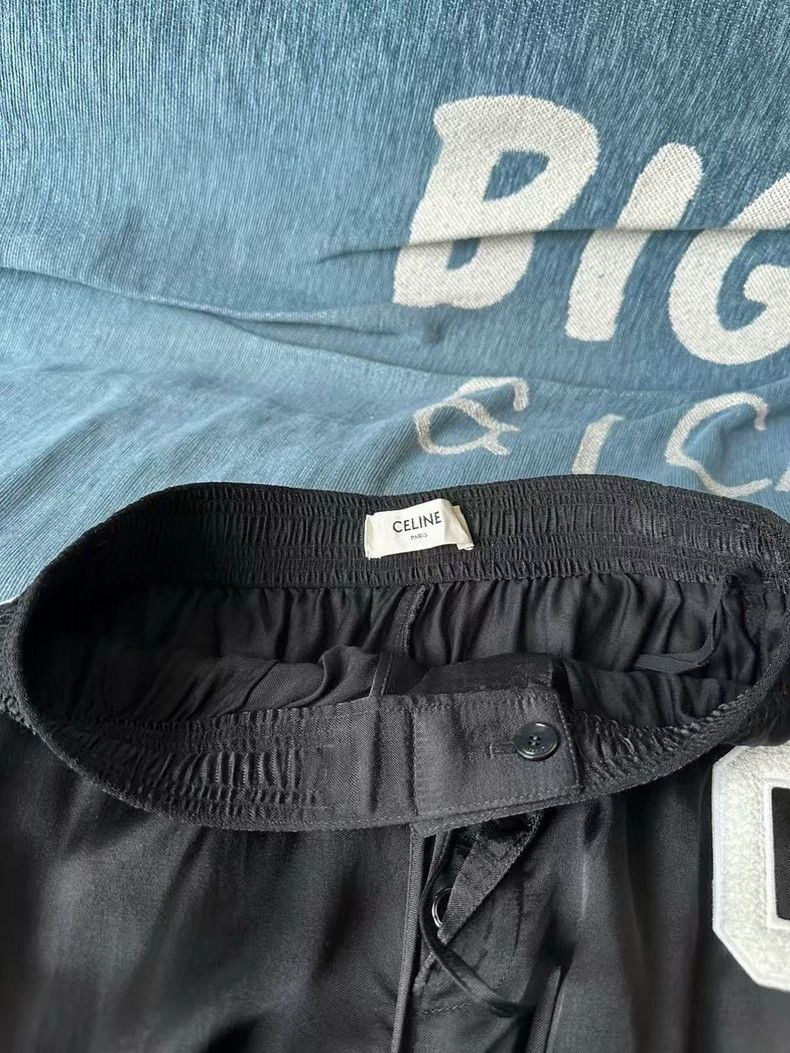 Celine Celine Black Satin Long Pants Size 36 Size US 36 / EU 52 - 3 Thumbnail