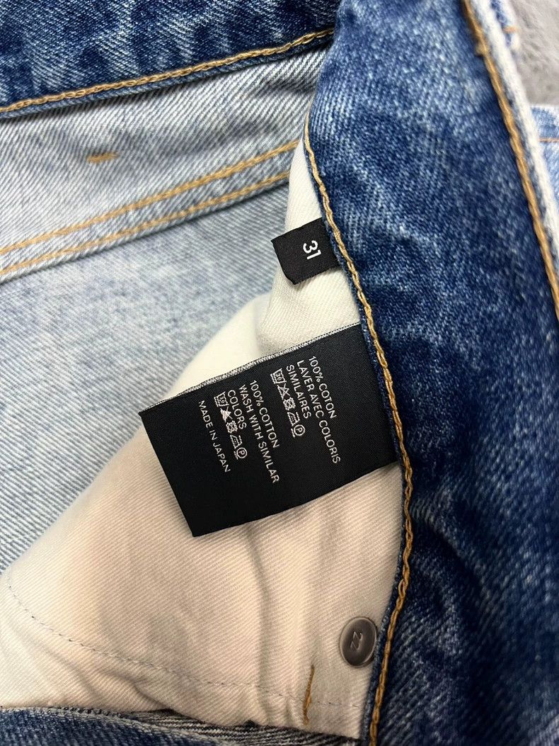Celine Celine Blue Straight Leg Denim Jeans Size 31 Size US 31 - 4 Thumbnail