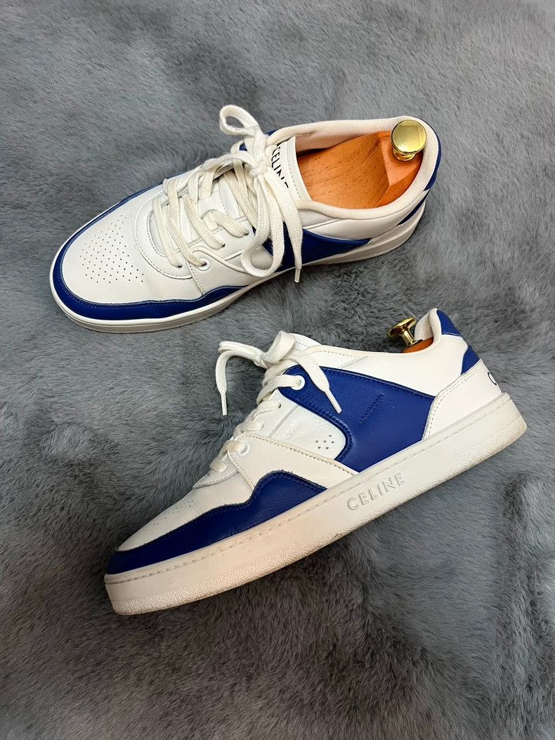 Celine Celine Blue White Low Top Sneakers Size US 11 / EU 44 - 6 Thumbnail