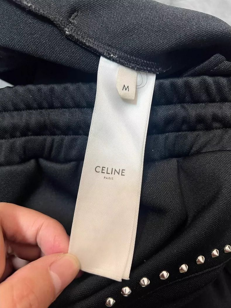 Celine Celine Spring Summer Side Studded Casual Pants Size US 27 - 4 Thumbnail