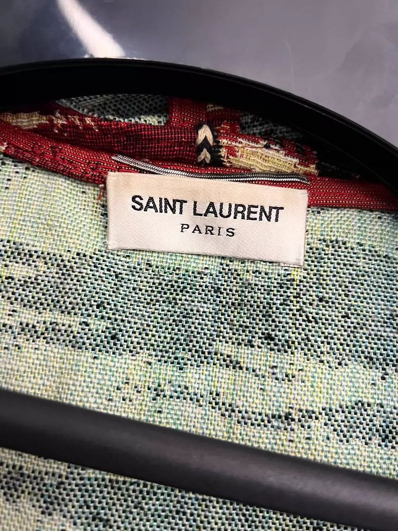 Saint Laurent Paris Saint Laurent Spring Summer Cape Outerwear Size US L / EU 52-54 / 3 - 3 Thumbnail
