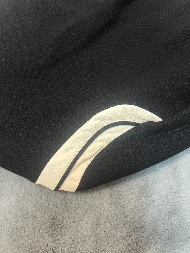Saint Laurent Paris Saint Laurent Black and White Baseball Jacket Size US M / EU 48-50 / 2 - 6 Thumbnail