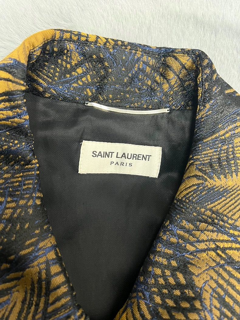 Saint Laurent Paris Saint Laurent Palm Tree Embroidered Jacket Size US L / EU 52-54 / 3 - 3 Thumbnail
