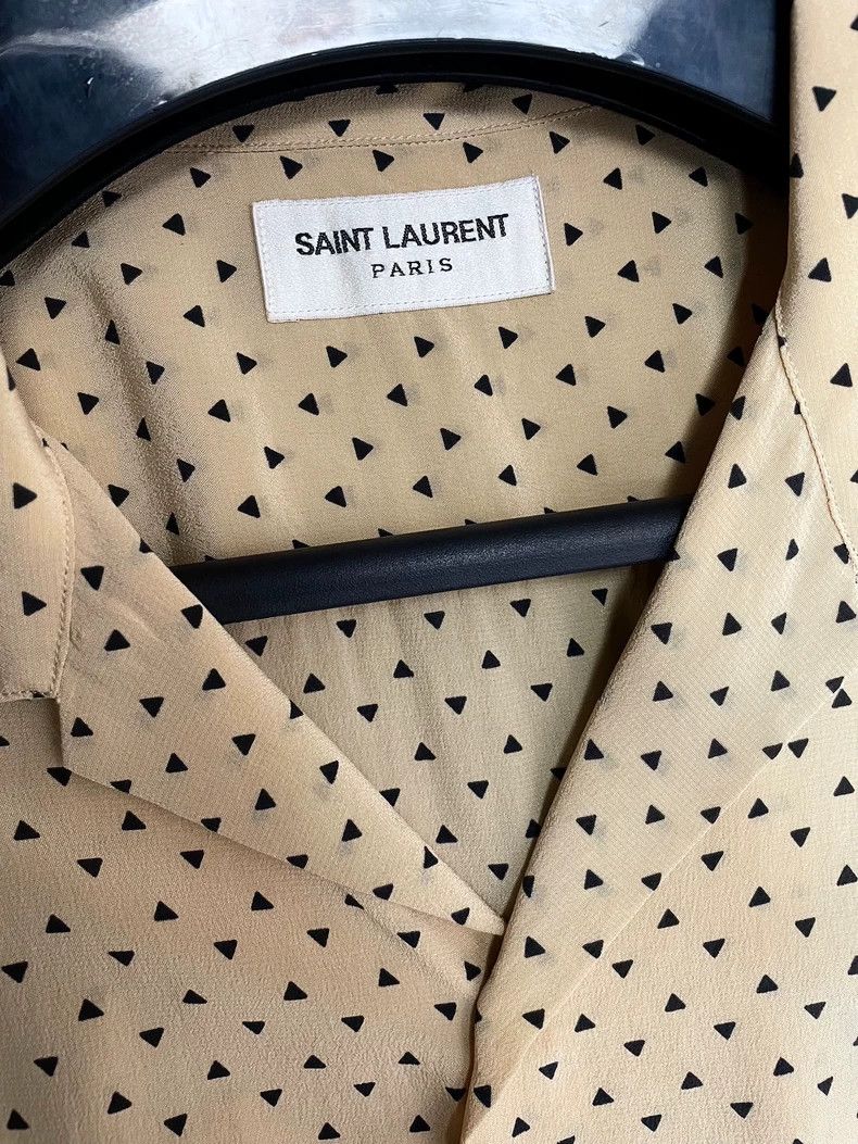 Saint Laurent Paris Saint Laurent Spring Summer Silk Shirt Size US M / EU 48-50 / 2 - 3 Thumbnail