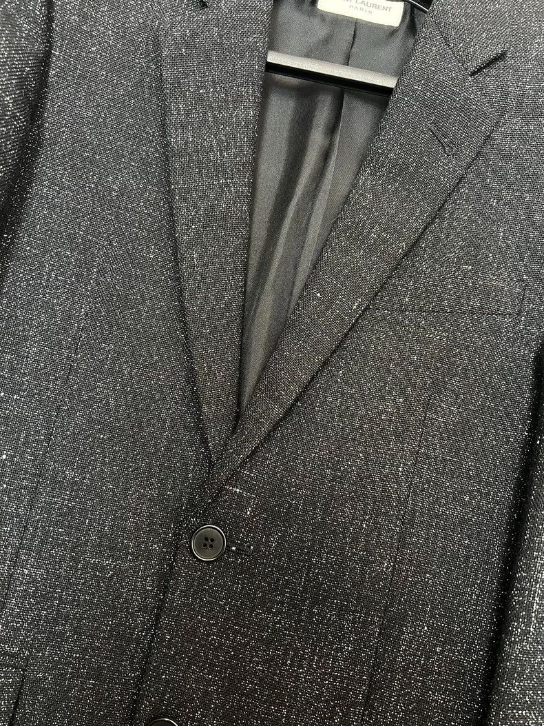 Saint Laurent Paris Saint Laurent Gray Wool Blazer Size 44 Size US L / EU 52-54 / 3 - 4 Thumbnail