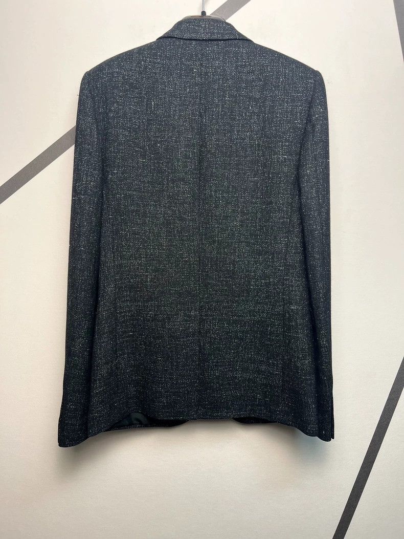 Saint Laurent Paris Saint Laurent Gray Wool Blazer Size 44 Size US L / EU 52-54 / 3 - 2 Thumbnail