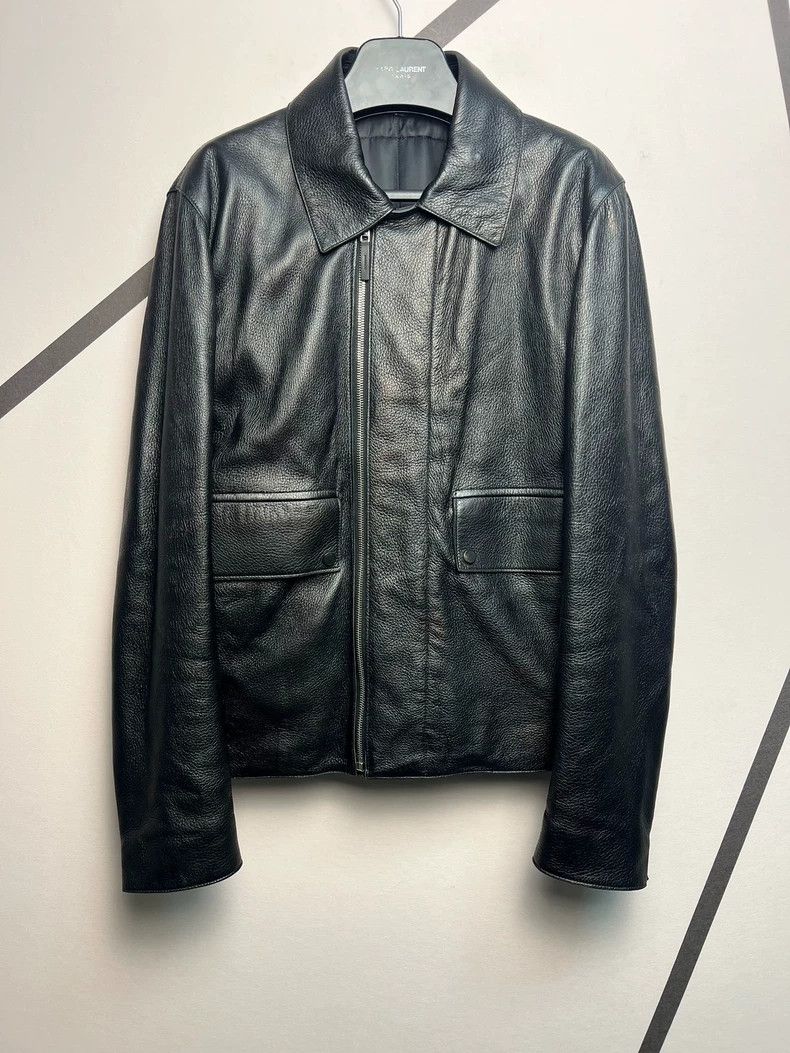 Dior Dior Homme Shearling Collar Leather Jacket Size US M / EU 48-50 / 2 - 2 Thumbnail