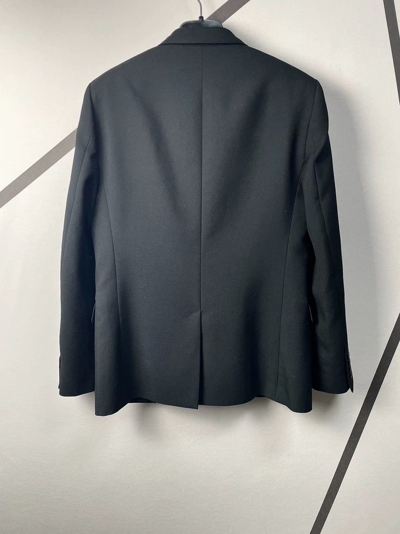 Saint Laurent Paris Saint Laurent Red Poppy Wool Blazer Size US L / EU 52-54 / 3 - 2 Thumbnail