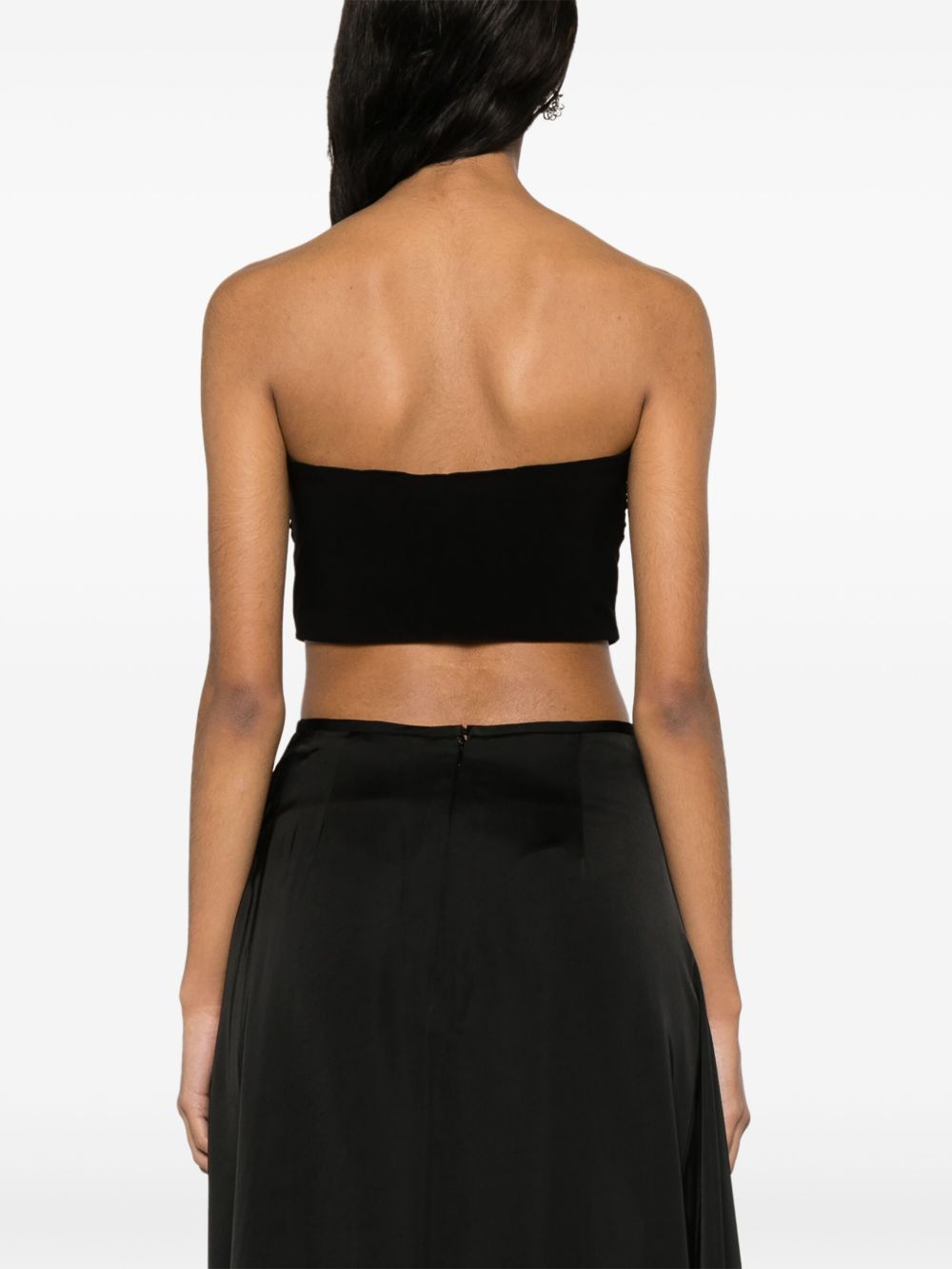 Norma Kamali STRAPLESS CROPPED TOP Size XXS / US 00 / IT 34 - 3 Thumbnail