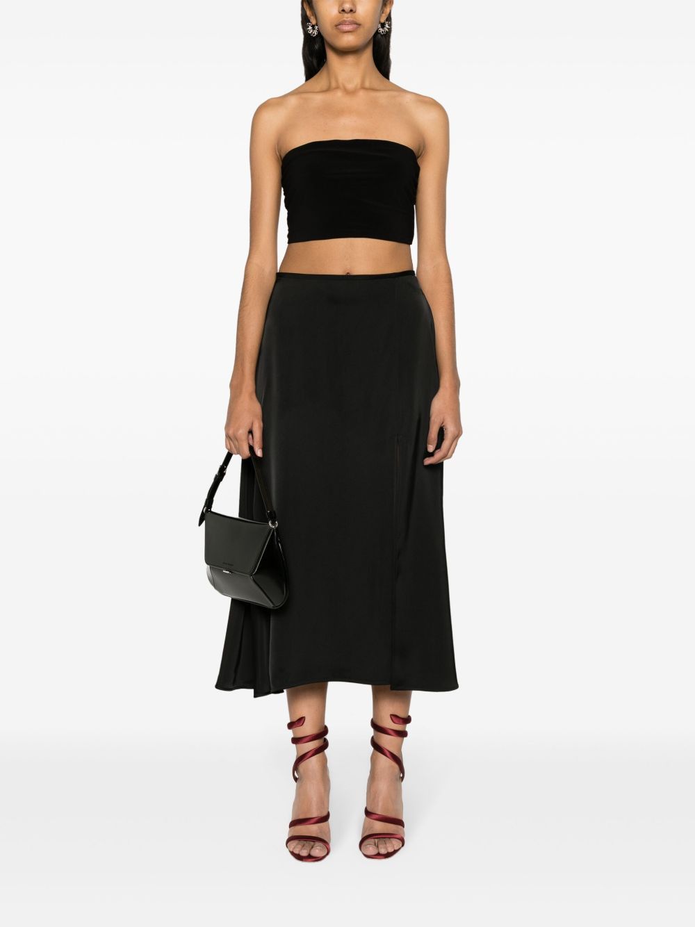 Norma Kamali STRAPLESS CROPPED TOP Size XXS / US 00 / IT 34 - 5 Thumbnail
