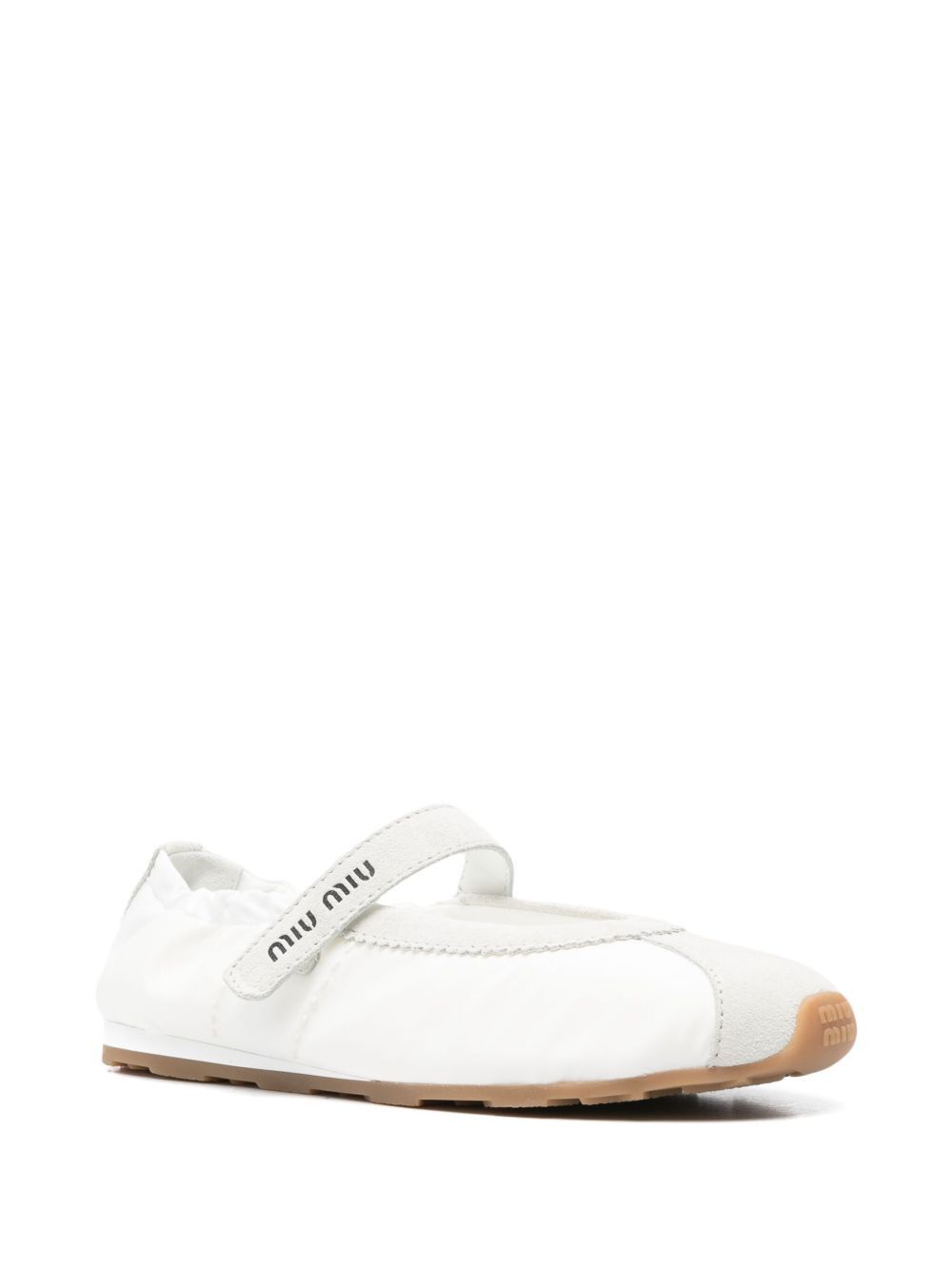 Miu Miu Suede Leather Ballets Size US 9 / IT 39 - 4 Thumbnail