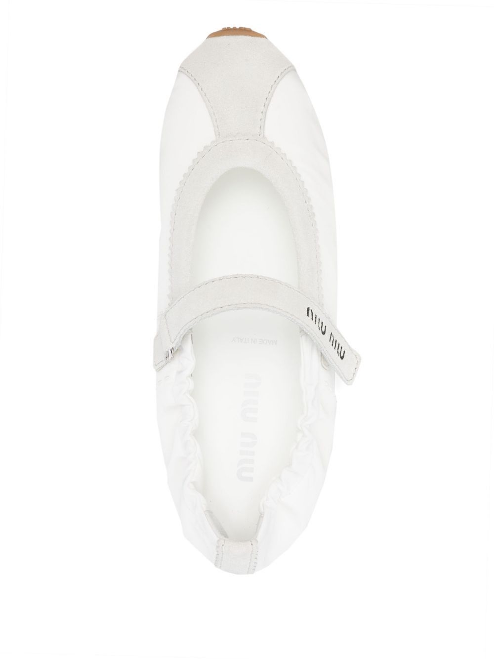 Miu Miu Suede Leather Ballets Size US 9 / IT 39 - 2 Thumbnail