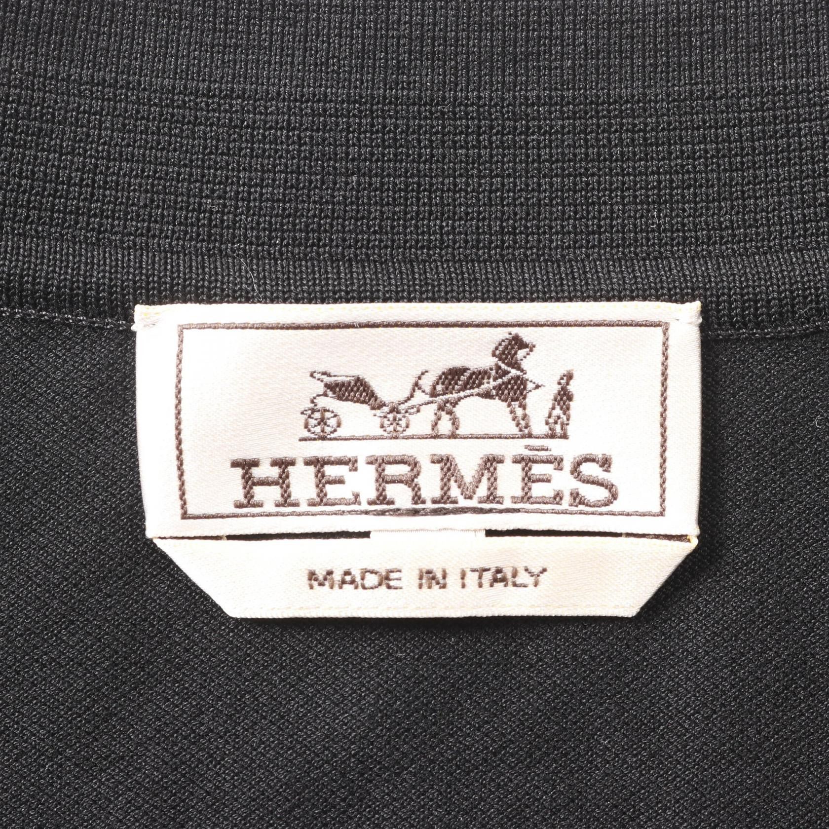Hermes Hermes Hermes Polo Shirt Cotton Top Cotton Tops DUTY FREE for USA Size ONE SIZE - 3 Thumbnail