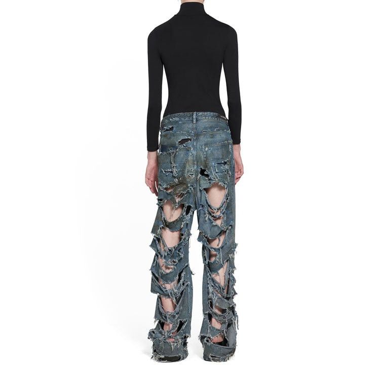 Balenciaga super destroyed baggy pants Size US 28 / EU 44 - 3 Thumbnail