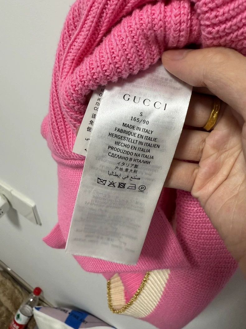 Gucci Gucci Simple Pink Dress with Short Sleeves - dmc Size 26" / US 2 / IT 38 - 4 Thumbnail