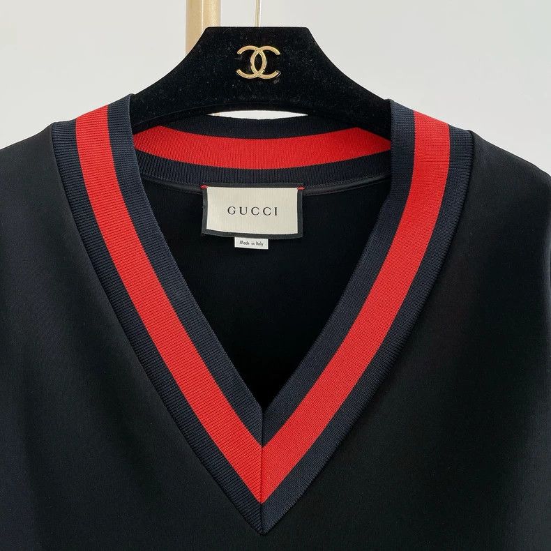 Gucci Gucci Color-Block Knit Dress Size S- DMC Size 32" / US 10 / IT 46 - 4 Thumbnail