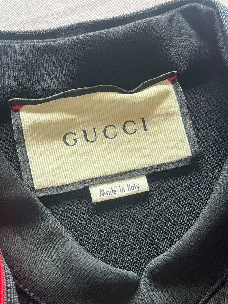 Gucci Gucci Women's Black Dress with Red Accents- DMC Size 28" / US 6 / IT 42 - 2 Thumbnail