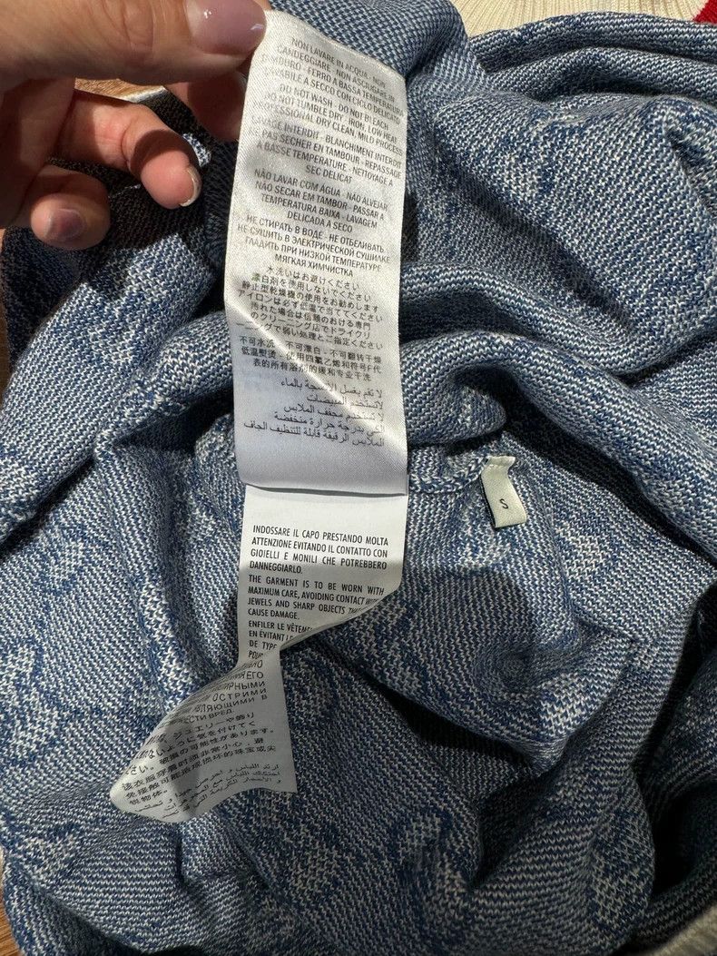 Gucci Gucci Dress with Blue Pattern and Red Trim- DMC Size 28" / US 6 / IT 42 - 5 Thumbnail