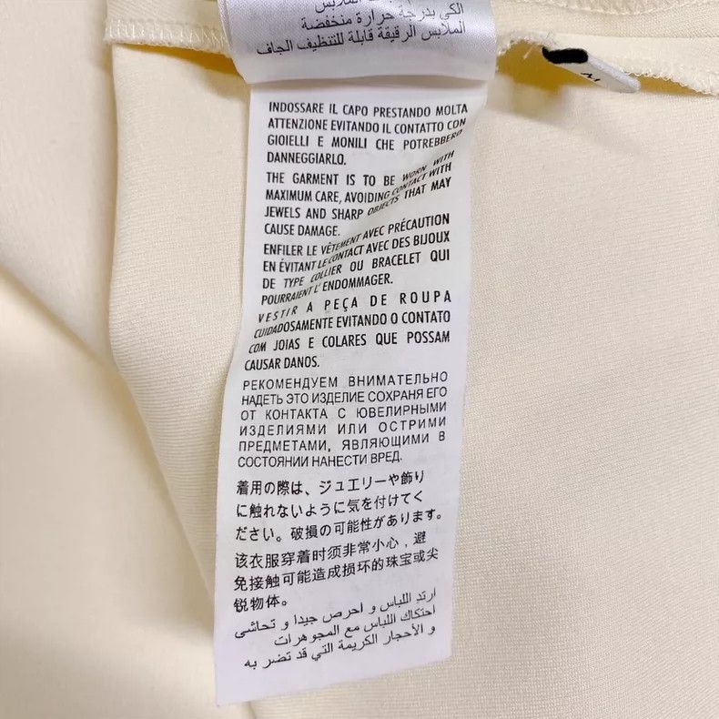 Gucci Gucci White Ruffled Dress Size M- DMC Size 22" - 9 Thumbnail