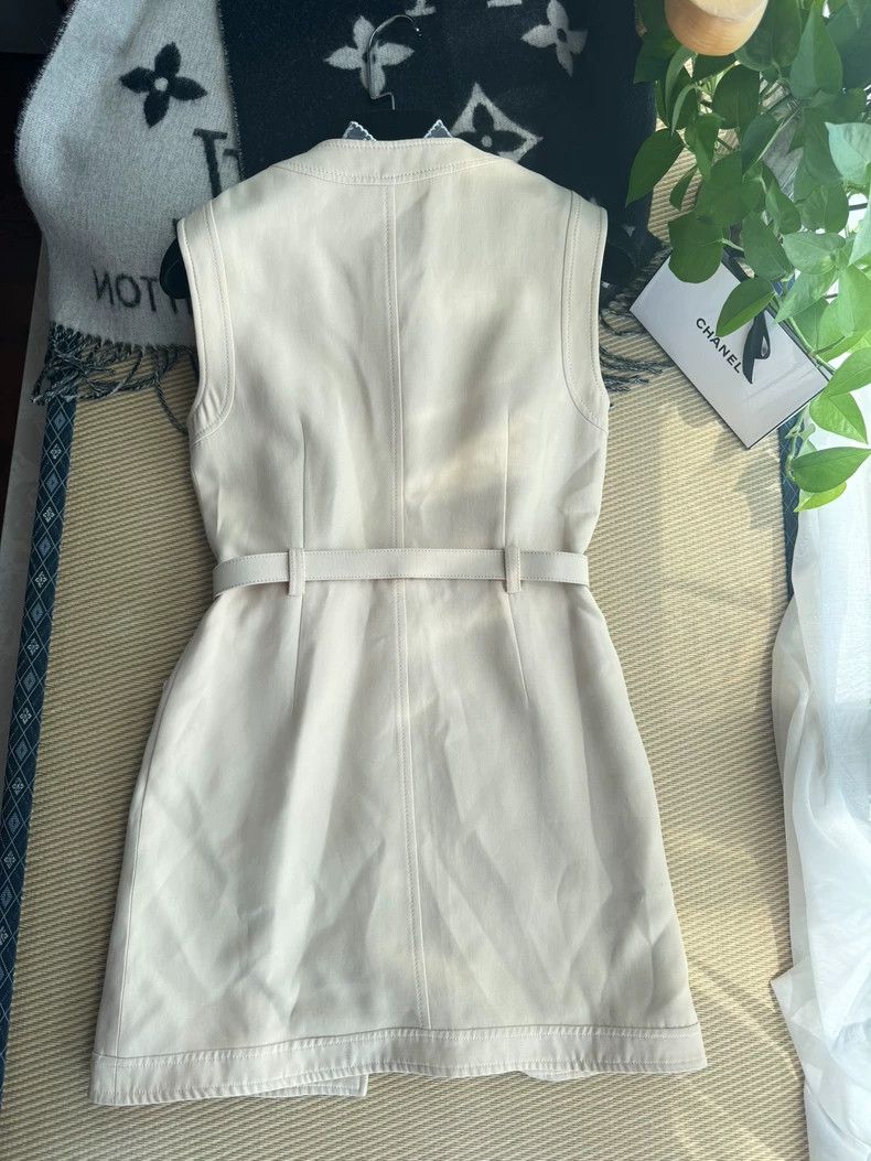 Gucci Gucci Sleeveless Silk Wool Blend Dress- DMC Size 24" / US 00 / IT 34 - 2 Thumbnail
