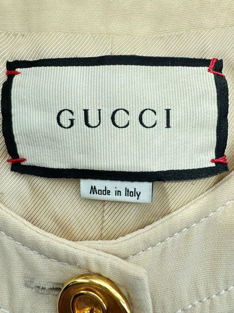 Gucci Gucci Sleeveless Silk Wool Blend Dress- DMC Size 24" / US 00 / IT 34 - 6 Thumbnail